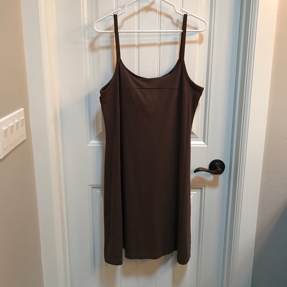 Patagonia Dresses & Skirts - Patagonia Vitaliti Strappy Active-Friendly Built-In Bra Dress Size XL Brown